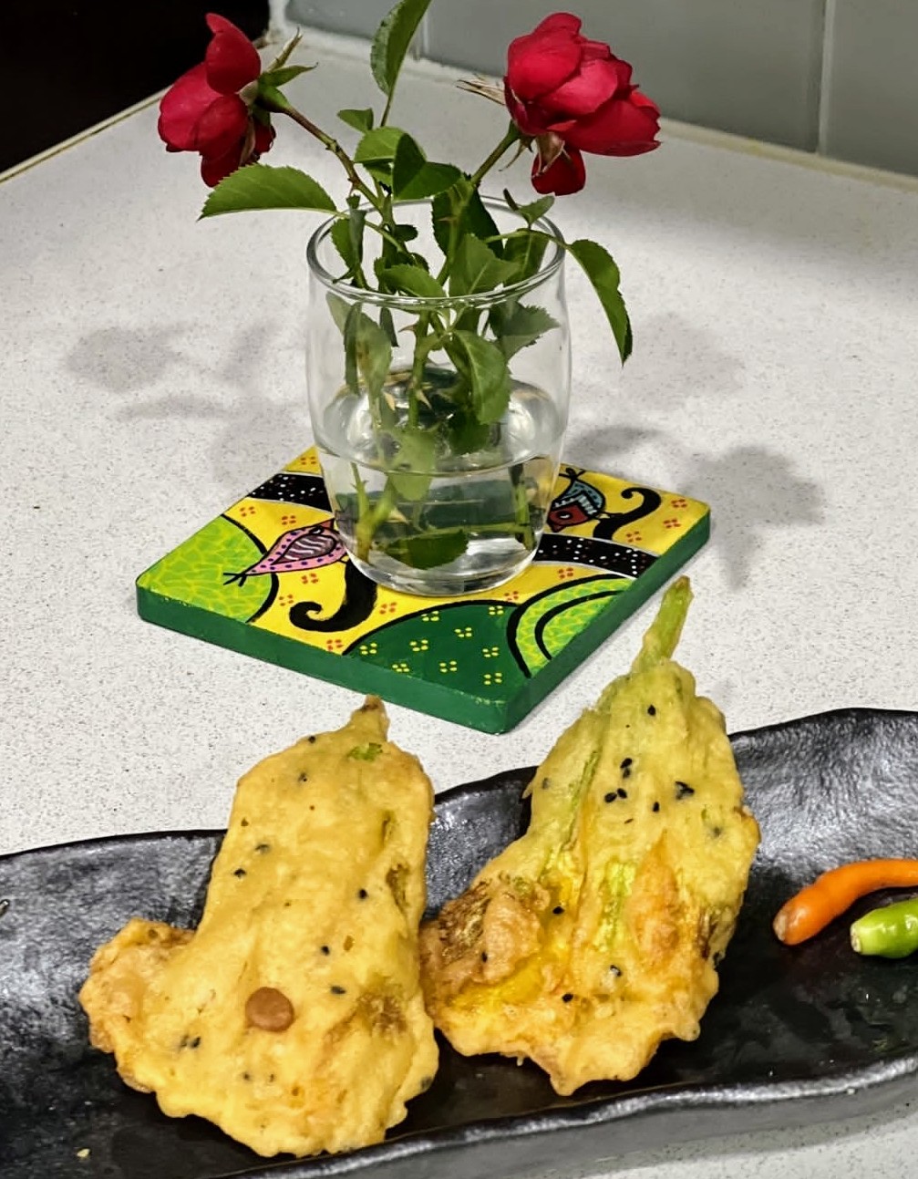 Fried Pumpkin Flower